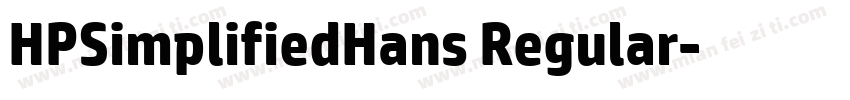 HPSimplifiedHans Regular字体转换